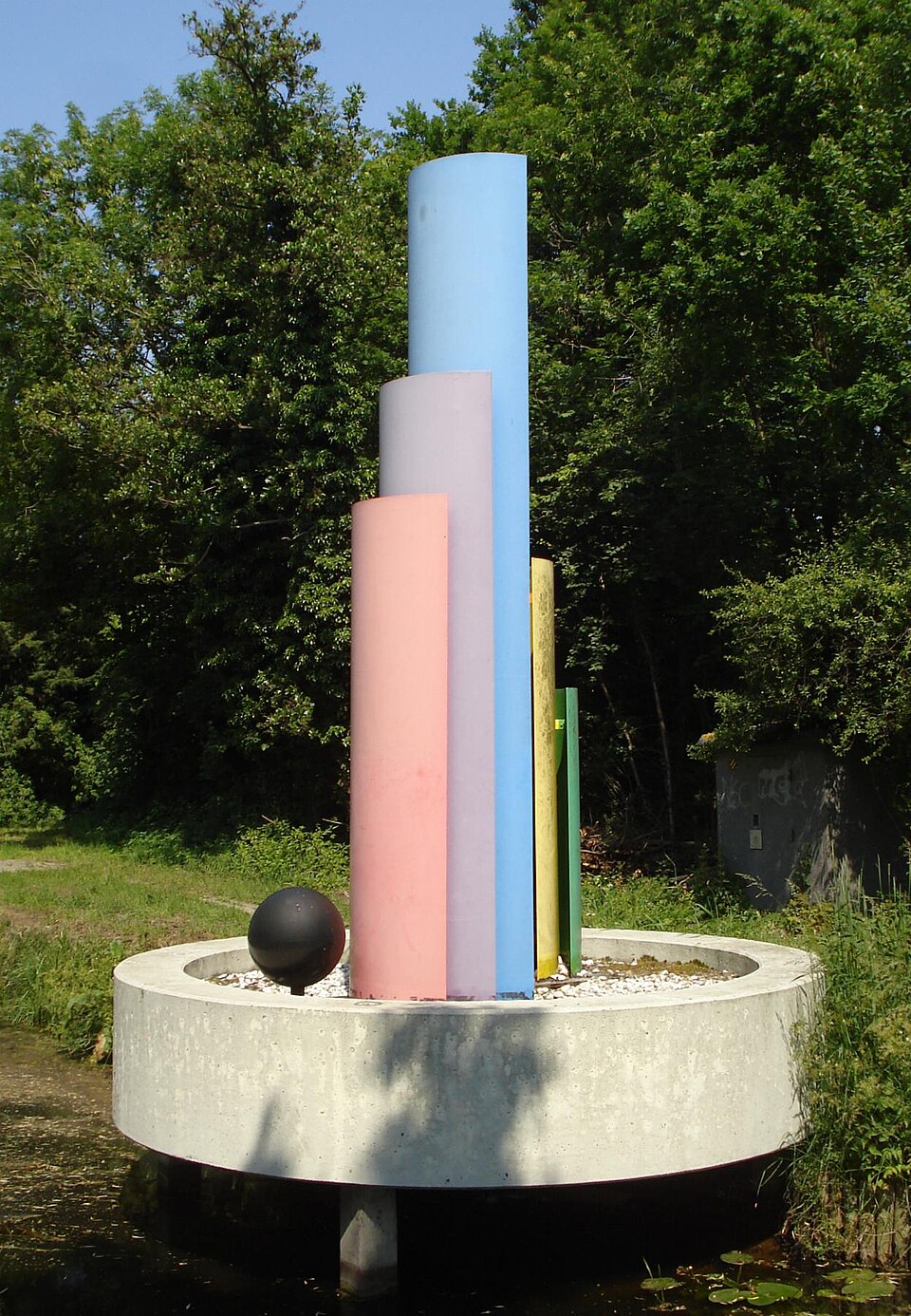 kunstwerk industriële kring leerdam